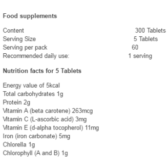 Swanson Kyoto Chlorella 300 таблетки на супер цена Антиоксиданти