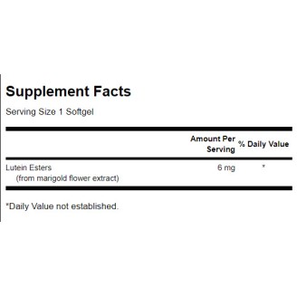 Swanson Lutein 6 мг / 100 гел капсули на супер цена Антиоксиданти