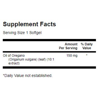 Swanson Oregano Oil 10:1 Extract 150 мг / 120 гел капсули на супер цена Хранителни добавки за черен дроб