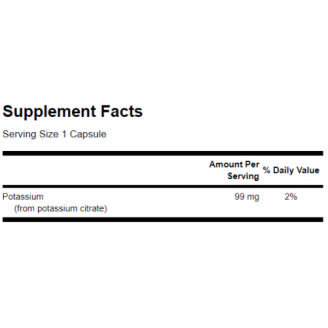 Swanson Potassium Citrate 99mg. / 120 Caps на супер цена Калий