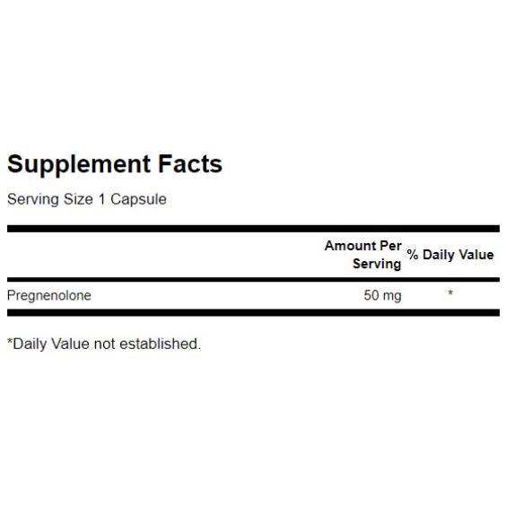 Swanson Pregnenolone - Super Strength 50 мг / 60 капсули на изгодни цени Swanson Pregnenolone - Super Strength 50 мг / 60 капсули на супер цена Стимулатори на хормон на растежа