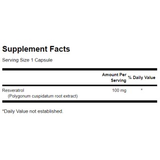 Swanson Resveratrol 100 мг / 30 капсули на супер цена Имуностимулатори