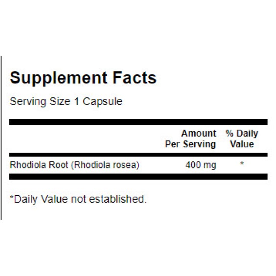 Swanson Rhodiola Rosea Root 400 мг / 100 капсули на изгодни цени Swanson Rhodiola Rosea Root 400 мг / 100 капсули на супер цена Имуностимулатори