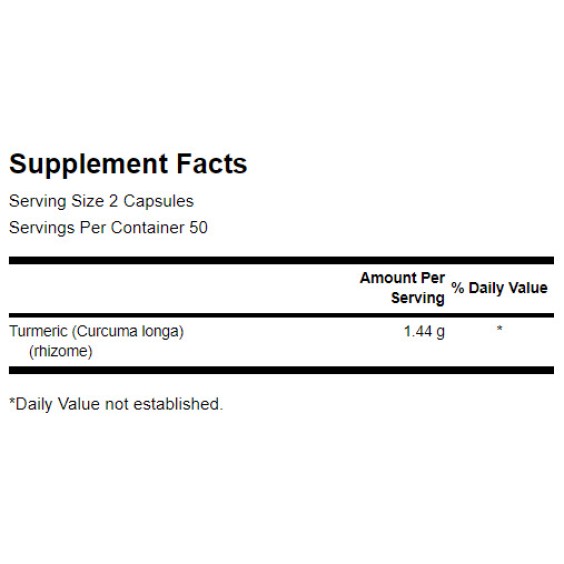 Swanson Turmeric 720 мг / 100 капсули на изгодни цени Swanson Turmeric 720 мг / 100 капсули на супер цена Куркумин