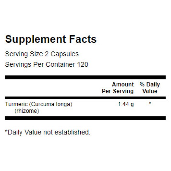 Swanson Turmeric 720 мг / 240 капсули на изгодни цени Swanson Turmeric 720 мг / 240 капсули на супер цена Куркумин