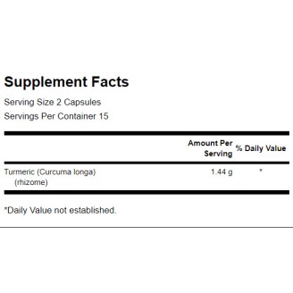 Swanson Turmeric 720 мг / 30 капсули на супер цена Куркумин 