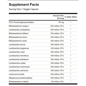Swanson Dr. Stephen Langer's Ultimate 16 Strain Probiotic with FOS 3.2 Billion CFU / 60 капсули на супер цена Пробиотици