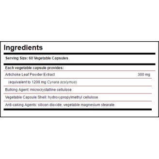 SOLGAR Artichoke Leaf Extract 300mg / 60 гел капсули на супер цена Добавки на растителна и билкова основа