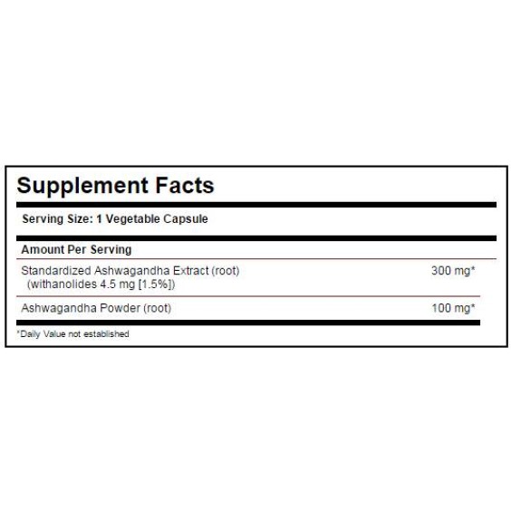 Solgar Ashwagandha Root Extract 60 капсули на изгодни цени Solgar Ashwagandha Root Extract 60 капсули на супер цена Адаптогени, Ашваганда