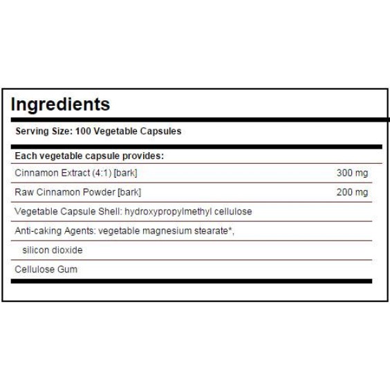 Solgar Cinnamon 100 капсули на изгодни цени Solgar Cinnamon 100 капсули на супер цена Добавки на растителна и билкова основа