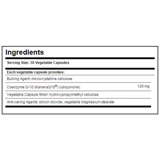 Solgar Coenzyme Q10 120 мг / 30 капсули на изгодни цени Solgar Coenzyme Q10 120 мг / 30 капсули на супер цена Коензим Q10