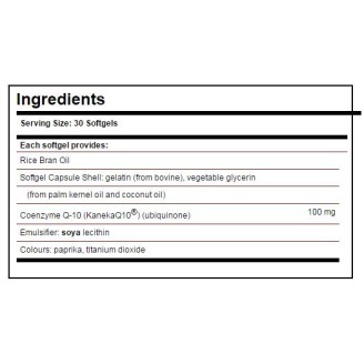 Solgar Coenzyme Q10 100 мг / 30 капсули на супер цена Коензим Q10