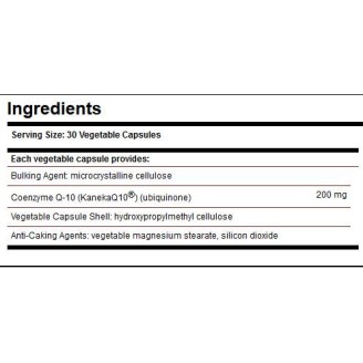 Solgar Coenzyme Q10 200 мг / 30 капсули на супер цена Коензим Q10