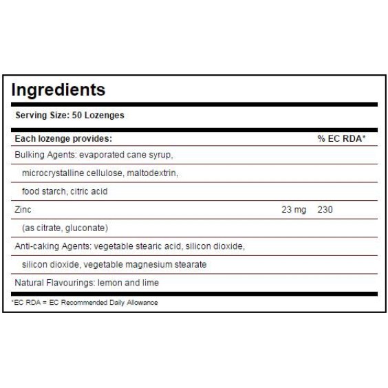 Solgar Flavo-Zinc Lozenges 50 таблетки на изгодни цени Solgar Flavo-Zinc Lozenges 50 таблетки на супер цена Цинк