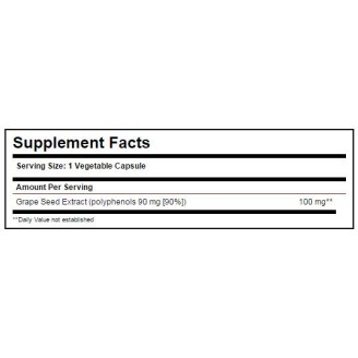 Solgar Grape Seed Extract 100 мг / 30 капсули на супер цена Антиоксиданти