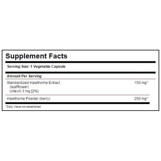 Solgar Hawthorne Herb Extract 60 капсули на супер цена Хранителни добавки за сън
