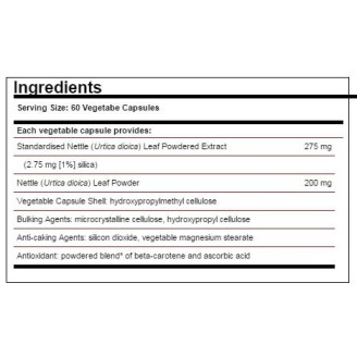 Solgar Nettle Leaf Extract 60 капсули на супер цена Хранителни добавки за простатата