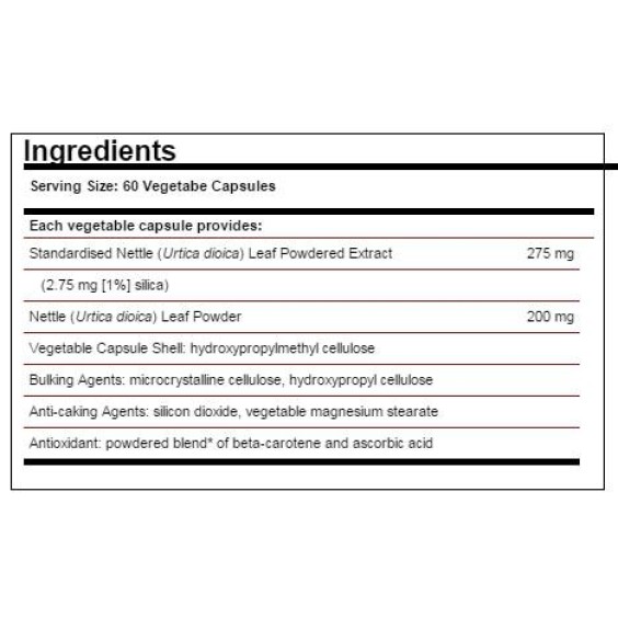 Solgar Nettle Leaf Extract 60 капсули на изгодни цени Solgar Nettle Leaf Extract 60 капсули на супер цена Хранителни добавки за простатата