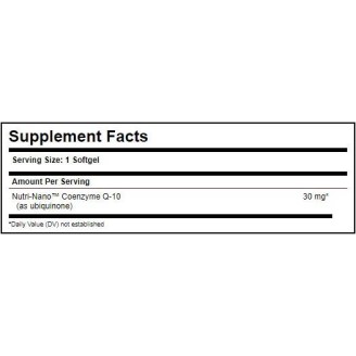 Solgar Nutri-Nano CO-Q10 50 гел капсули на супер цена Сърдечно здраве