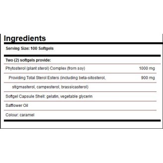 Solgar Phytosterol Complex 100 гел капсули на супер цена Сърдечно здраве