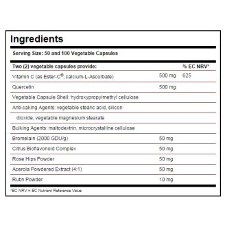 Solgar Quercetin Complex / with Ester-C 50 капсули на супер цена Кверцетин