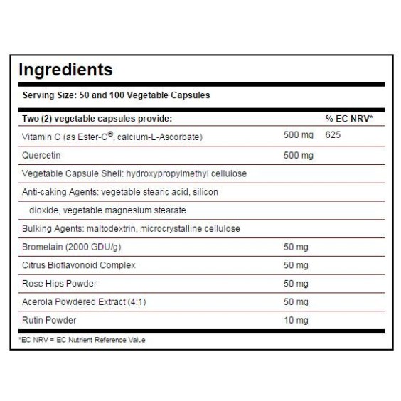 Solgar Quercetin Complex / with Ester-C 50 капсули на изгодни цени Solgar Quercetin Complex / with Ester-C 50 капсули на супер цена Кверцетин