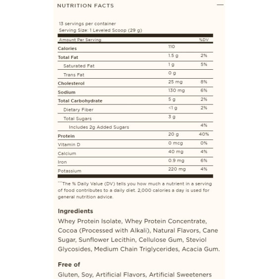 Solgar GRASS FED WHEY TO GO®, CHOCOLATE 377 гр на супер цена Суроватъчен протеин