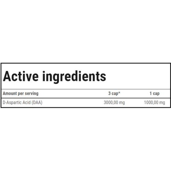 TREC NUTRITION DAA Ultra / 120 Caps на супер цена D Aspartic Acid