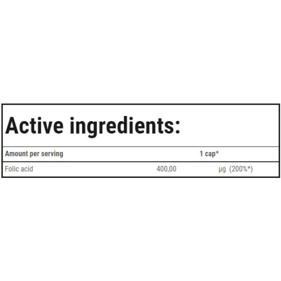 TREC Nutrition Folic Acid 400 mcg / 90 Caps на изгодни цени TREC Nutrition Folic Acid 400 mcg / 90 Caps на супер цена Витамини за бременни и кърмачки