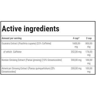 TREC Nutrition Herbal Energy / 60 Caps на супер цена Добавки на растителна и билкова основа