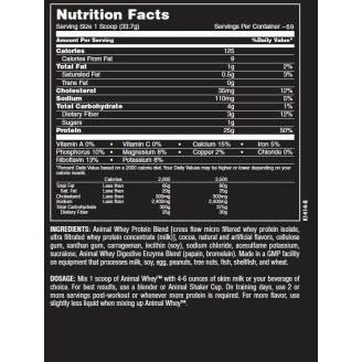 Universal Animal Whey - 2269 gr на супер цена Суроватъчен протеин
