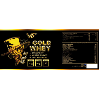 V-SHAPE SUPPS MR X GOLD WHEY 2250 g / 90 дози на супер цена Протеини