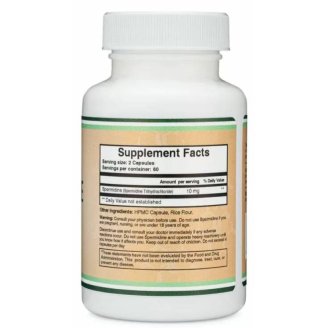 Double Wood Supplements Spermidine 10 mg - 120 капсули, 60 Дози. на супер цена Здраве и тонус