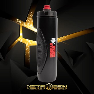 Gorilla Wear HDPE спортна бутилка за удобно захващане Grip Sports Bottle – Black 750ML на супер цена Фитнес аксесоари