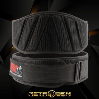 Gorilla Wear 6 inch Padded Mesh Lifting Belt – Black на супер цена Фитнес аксесоари