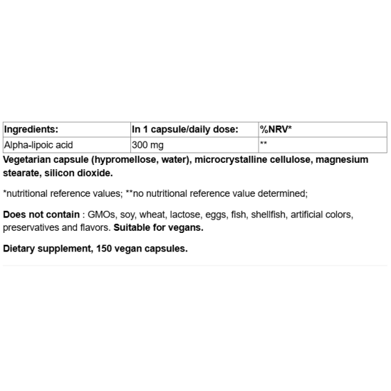 Healthy Origins Alpha-lipoic acid - 300 mg, 150 vegan capsules. на супер цена Антиоксиданти