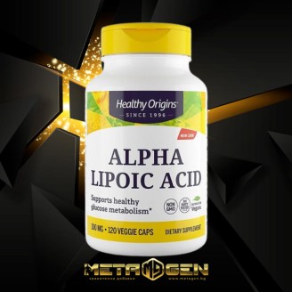 Healthy Origins Alpha-lipoic acid - 100 mg, 120 vegan capsules. на супер цена Антиоксиданти