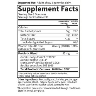 Garden Of Life Dr. Formulated Probiotics 10 Billion - 60 желирани бонбони, 30 Дози на супер цена Здраве и тонус