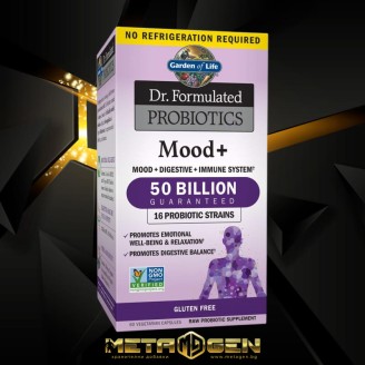 Garden Of Life Dr. Formulated Probiotics Mood+ | 50 Billion - 60 капсули, 30 Дози на супер цена Здраве и тонус