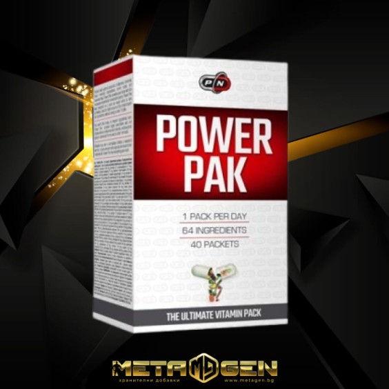 Pure Nutrition - POWER PAK - 40 Пакета 875686 Мултивитамини на су