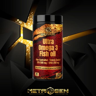 Optimal Supplements - Ultra Omega 3 Fish Oil 90 softgels  500 mg EPA и 250 mg DHA на супер цена Здраве и тонус