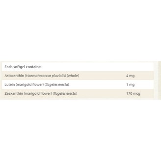 NATURAL FACTORS Astaxanthin Plus 4mg / 60 Soft.