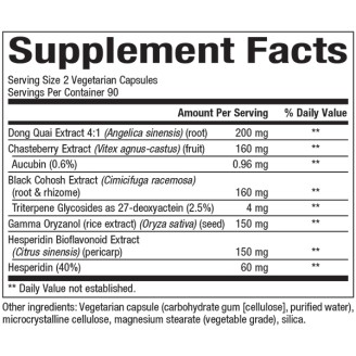 NATURAL FACTORS WomenSense® MenoSense / 90Vcaps.