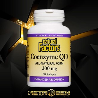 NATURAL FACTORS Coenzyme Q10 200 mg / 30 Softgels