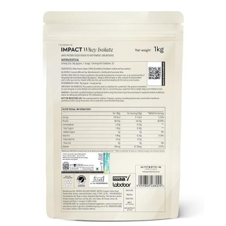 MyProtein Impact Whey Isolate Unflavored 2500 гр на супер цена Протеини