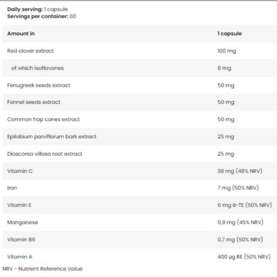 FA Nutrition Women Vitamins + Herbs | Hormonal Regulation - 60 капсули, 60 Дози. на супер цена Мултивитамини