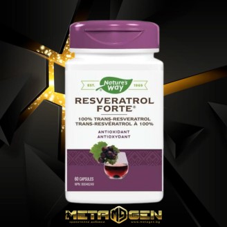 Natures Way Resveratrol Forte 325 мг / 60 капсули на супер цена Ресвератрол