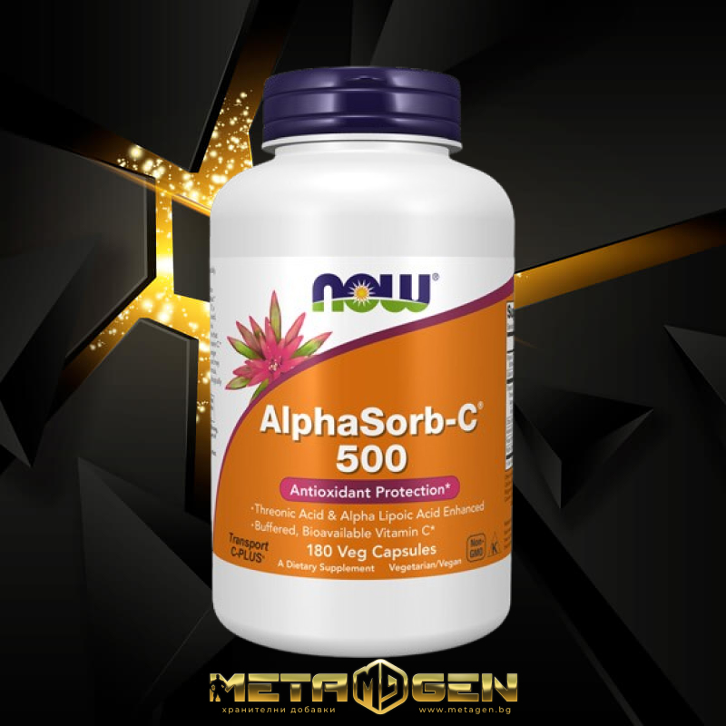 NOW AlphaSorb-C 500 мг / 180 капсули 735783 Витамини от А до Я на