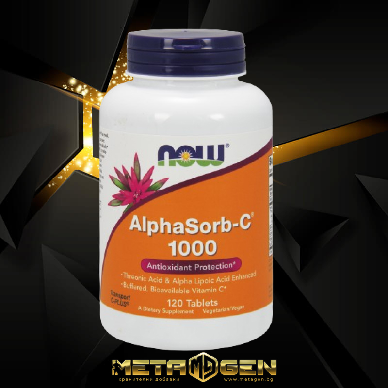 NOW AlphaSorb-C 1000 мг / 120 таблетки 6138942 Витамини от А до Я