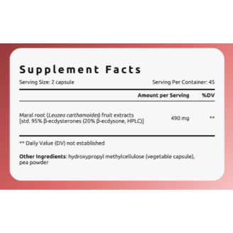 Vemoherb Ecdysterone 90 капсули на супер цена Екдистерон / Левзея